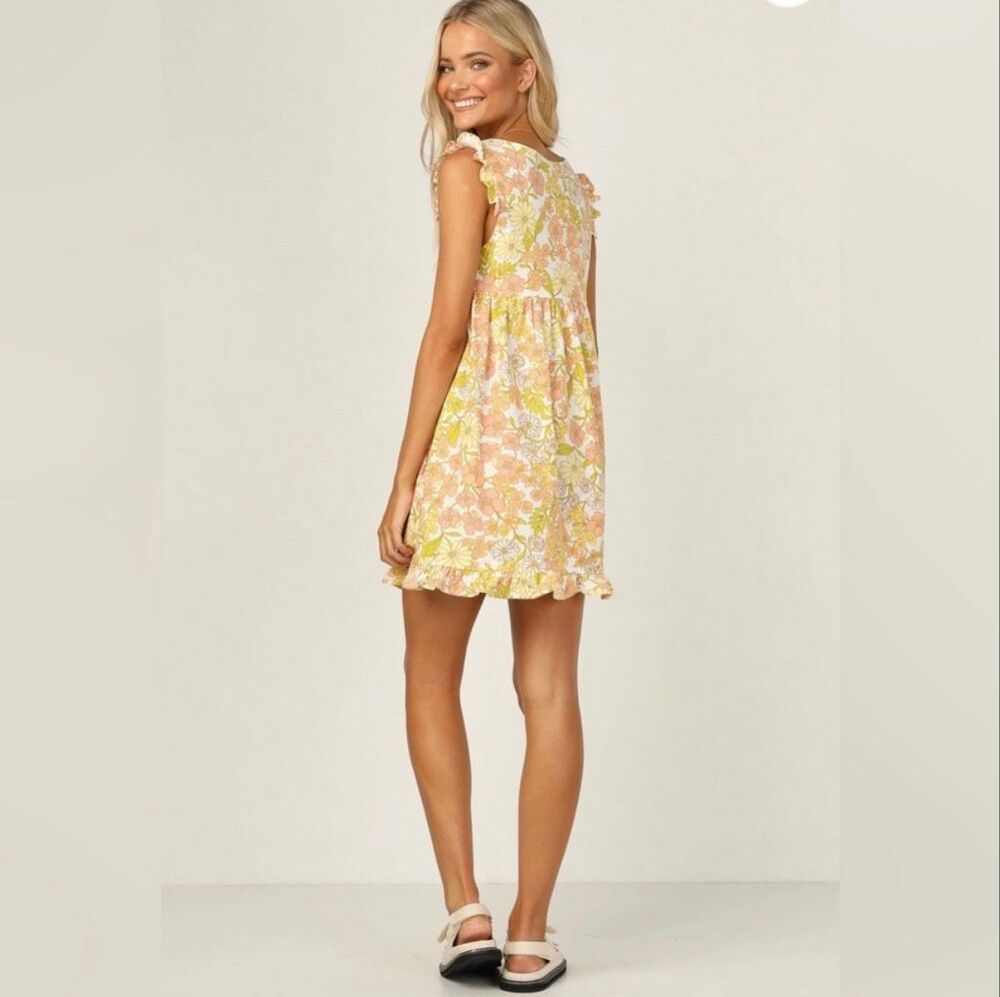 Girl and The Sun Izzy Floral Babydoll Dress - Picture 3 of 6